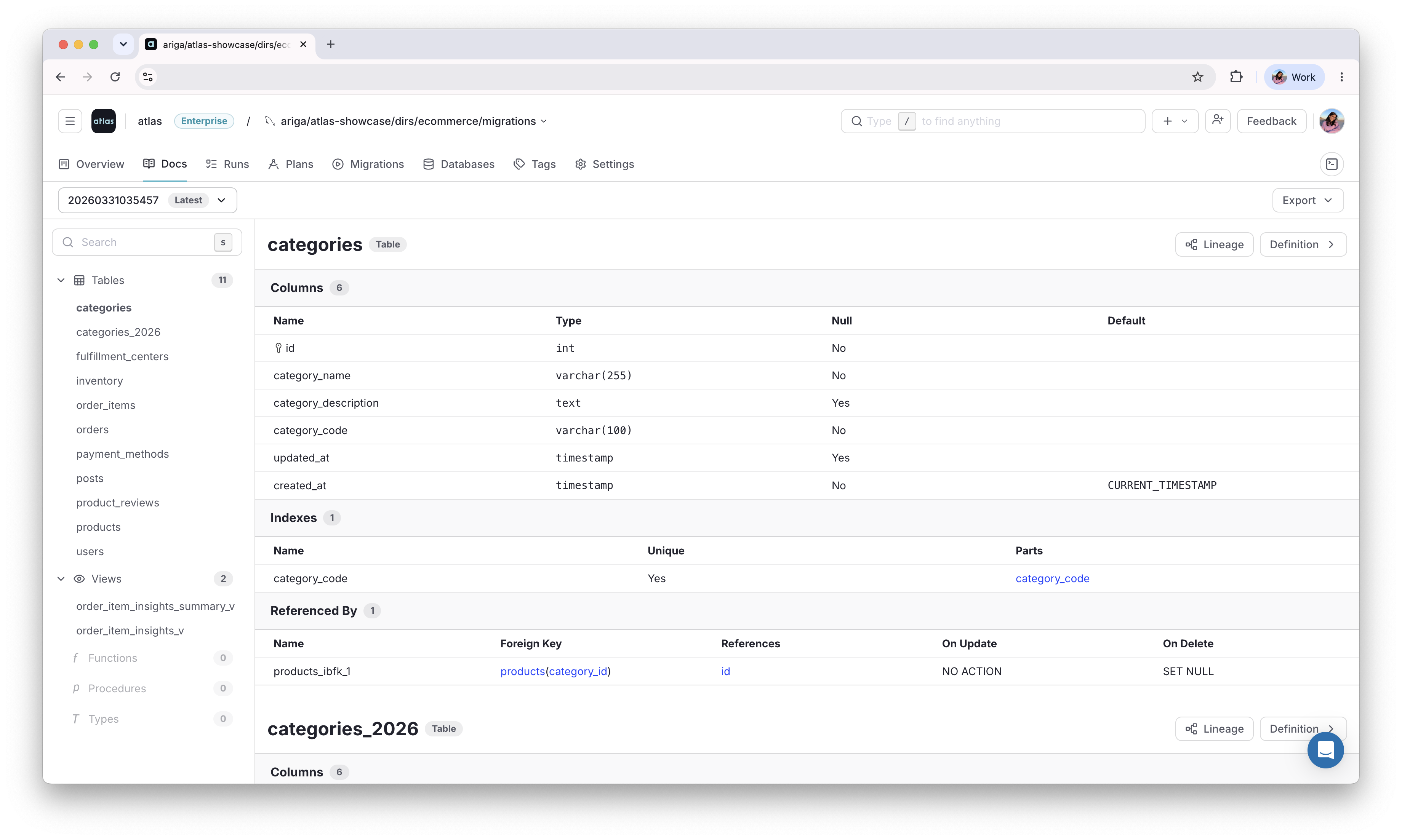 Schema Docs